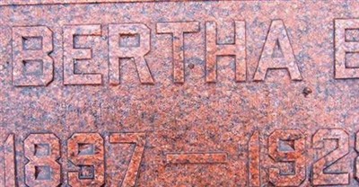 Bertha E Cordes Meislang on Sysoon