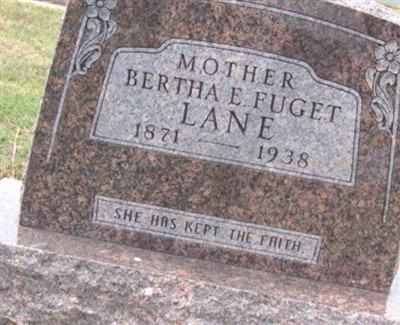 Bertha E. Fuget Lane on Sysoon