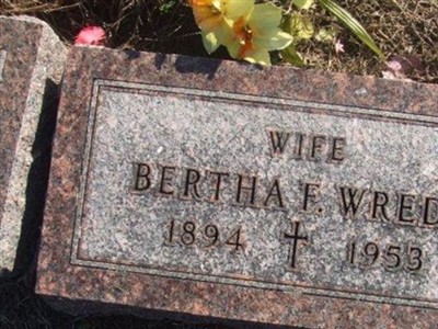 Bertha F Wrede on Sysoon