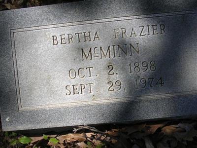 Bertha Frazier McMinn on Sysoon