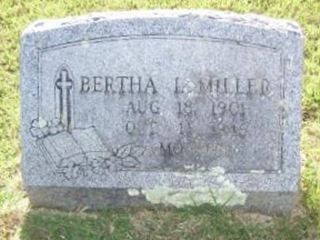Bertha Isabelle Eoff Miller on Sysoon