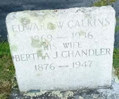 Bertha J. Chandler Calkins on Sysoon