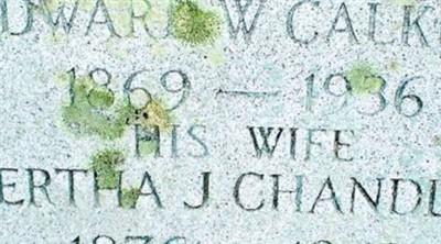 Bertha J. Chandler Calkins on Sysoon