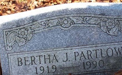 Bertha J Partlow on Sysoon