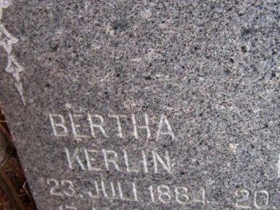 Bertha Kerlin on Sysoon