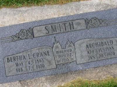 Bertha L. Crane Smith on Sysoon