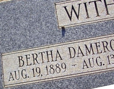 Bertha L Dameron Witherspoon on Sysoon