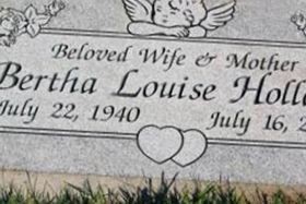 Bertha Louise Dobson Holland on Sysoon