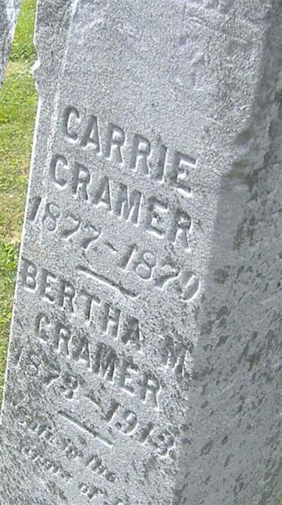 Bertha M. Cramer on Sysoon