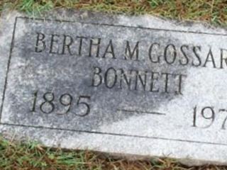 Bertha M. Gossard Bonnett on Sysoon
