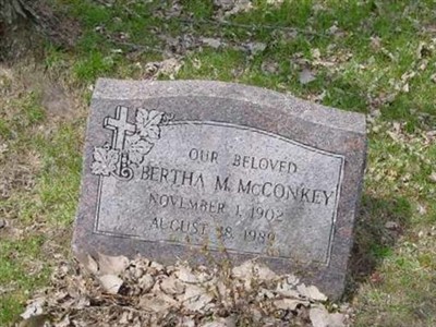 Bertha M. McConkey on Sysoon