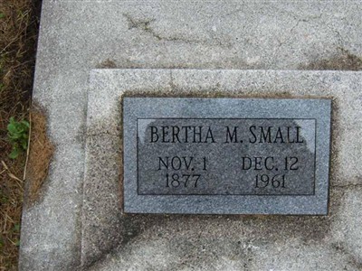 Bertha M. McElhose Small on Sysoon