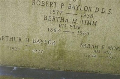 Bertha M Timm Baylor on Sysoon