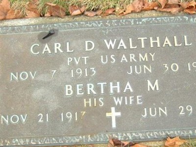 Bertha M Walthall on Sysoon