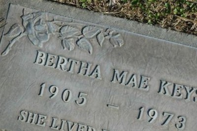 Bertha Mae Keys on Sysoon