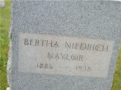 Bertha Niedrich Naylor on Sysoon