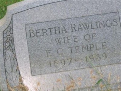 Bertha Rawlings Temple on Sysoon