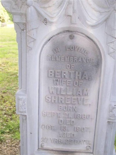 Bertha VanFossen Shreeve on Sysoon