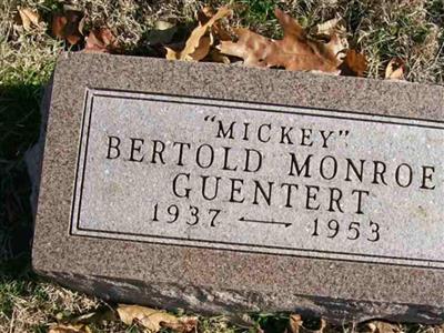 Berthold Monroe "Mickey" Guentert on Sysoon