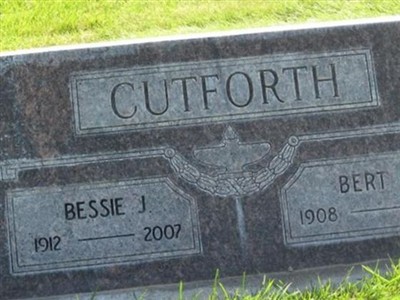 Bertram C "Bert" Cutforth on Sysoon