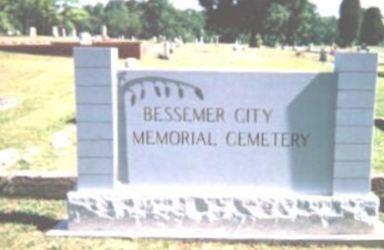 Bessemer City Memorial Cemetery on Sysoon