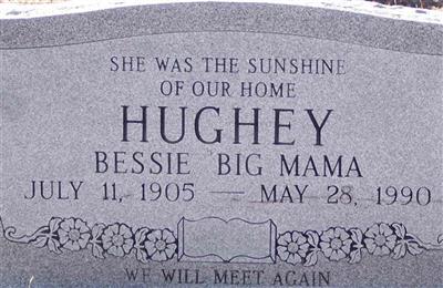 Bessie "Big Mama" Hughey on Sysoon