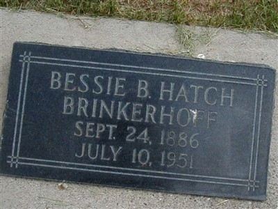 Bessie Bouton Hatch Brinkerhoff on Sysoon
