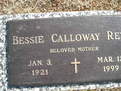 Bessie Calloway Revis on Sysoon