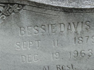 Bessie Davis Zipperer on Sysoon