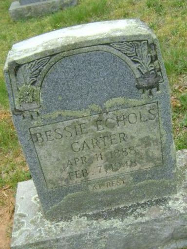 Bessie Echols Carter on Sysoon