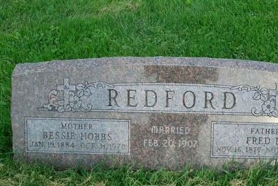 Bessie Hobbs Redford on Sysoon