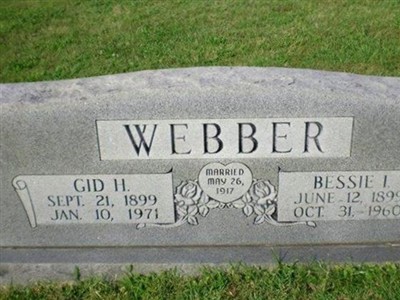 Bessie I Webber on Sysoon