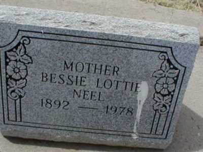 Bessie Lottie Neel on Sysoon