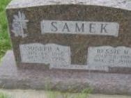 Bessie M. Lukas Samek on Sysoon