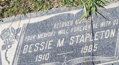 Bessie May Tanner Stapleton on Sysoon