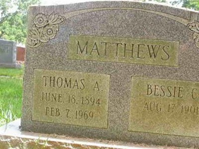 Bessie Mildred Clark Matthews on Sysoon