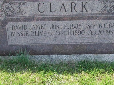 Bessie Olive Clark on Sysoon