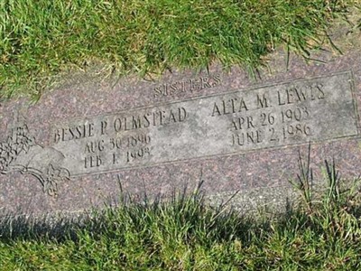 Bessie P. Olmstead on Sysoon