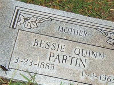 Bessie Quinn Partin on Sysoon