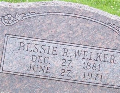 Bessie R Welker on Sysoon