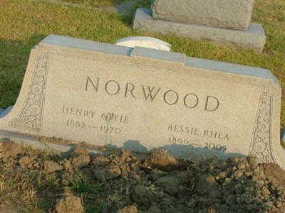 Bessie Rhea Norwood on Sysoon