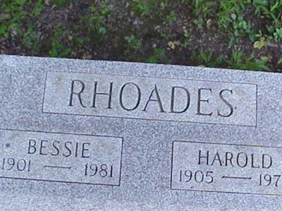 Bessie Rhoades on Sysoon