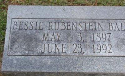 Bessie Rubenstein Balkin on Sysoon