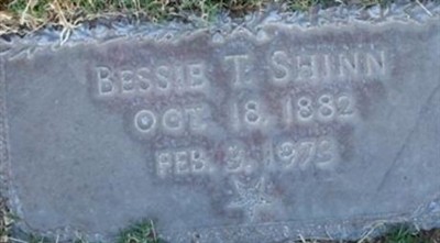 Bessie T Kendall Shinn on Sysoon