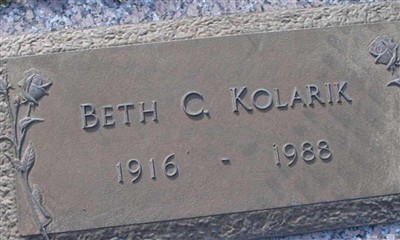 Beth C Kolarik on Sysoon