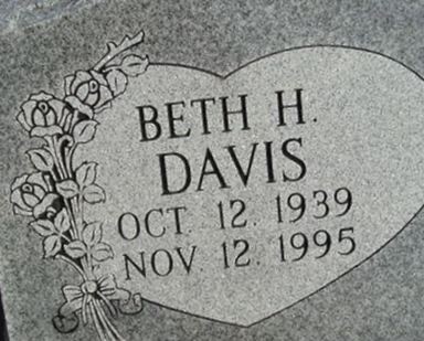 Beth H Davis on Sysoon