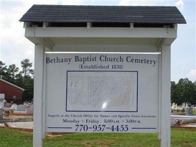 Bethany Baptist Church Cemetery on Sysoon