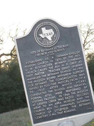 Bethany Lutheran Church Cemetery on Sysoon