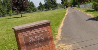 Bethany Memorial Cemetery on Sysoon