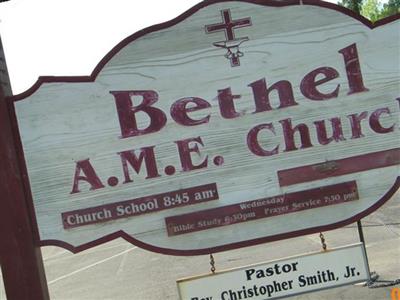 Bethel AME Church Cemetery on Sysoon